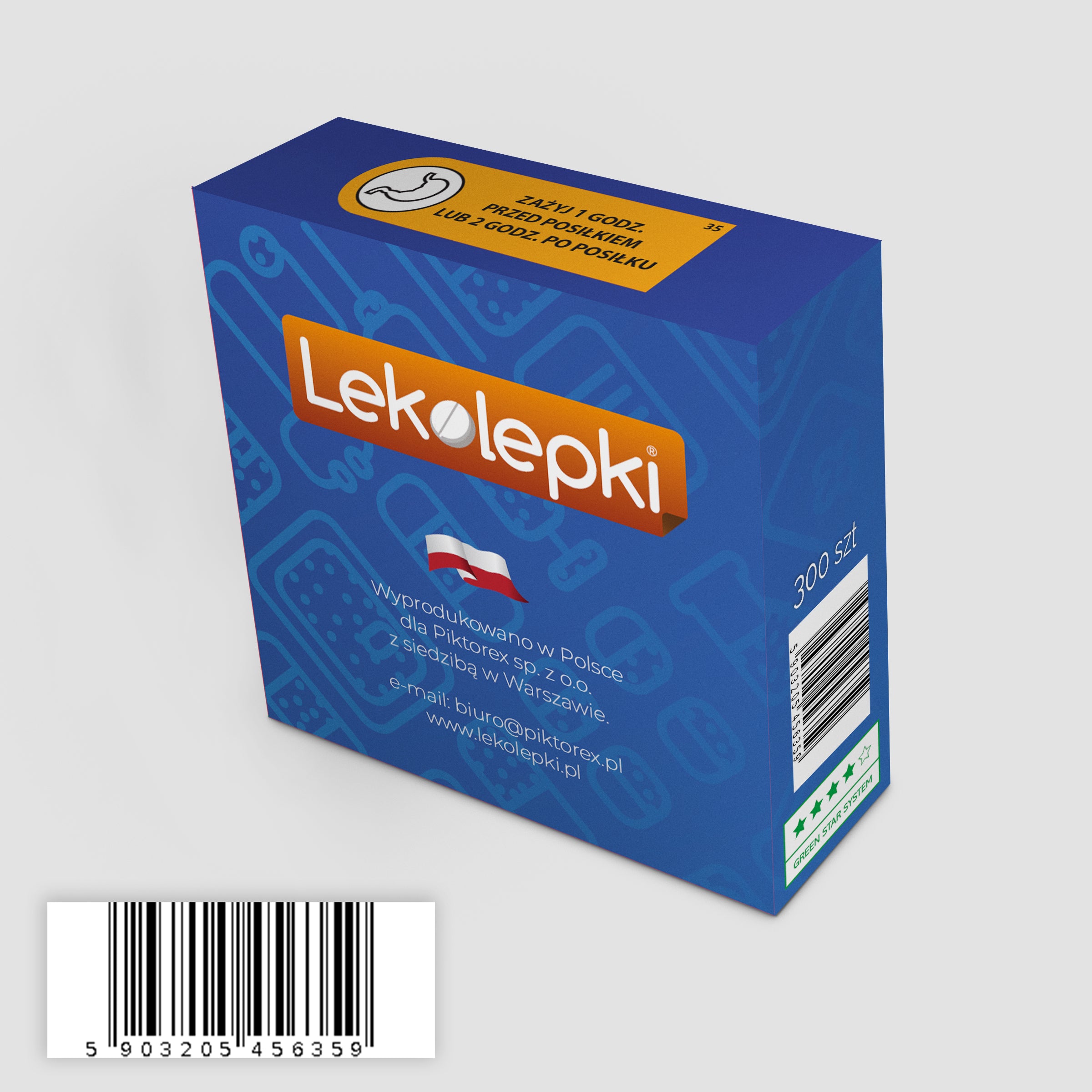 ZAŻYJ 1 GODZ. PRZED POSIŁKIEM LUB 2 GODZ. PO POSIŁKU